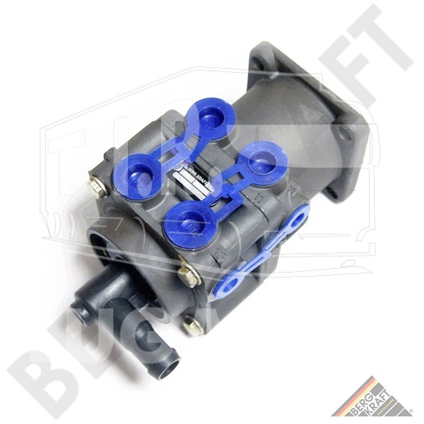 Кран ножного тормоза 10 BAR/Ports:8xM16x1.5mm/2xM12x1.5mm VOLVO F10/F12/F16,FH12/FH16,DAF,SCANIA