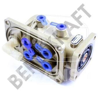 Кран ножного тормоза Max:10 BAR/Ports:2xM16x1,5mm/2xM12x1,5mm VOLVO FL7/FL10/FL12,N10/N12