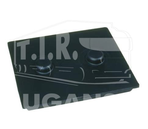 Резиновая проставка рессоры (буфер) A=80mm/B=105mm/H=13mm MAN