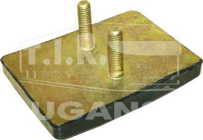 Резинометаллический буфер рессоры 120x85mm/H=19mm/M10x37mm MAN