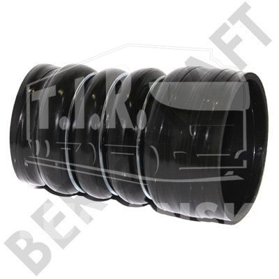 Шланг наддувочного воздуха D=75mm/90mm/L=155mm-M30 (черный) MAN BUS