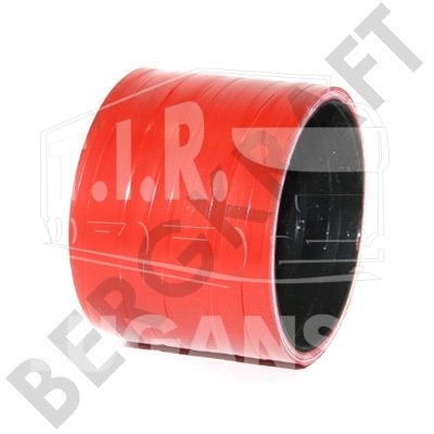 Шланг наддувочного воздуха турбокомпрессора D=102mm/L=80mm (красный) MAN BUS S2000