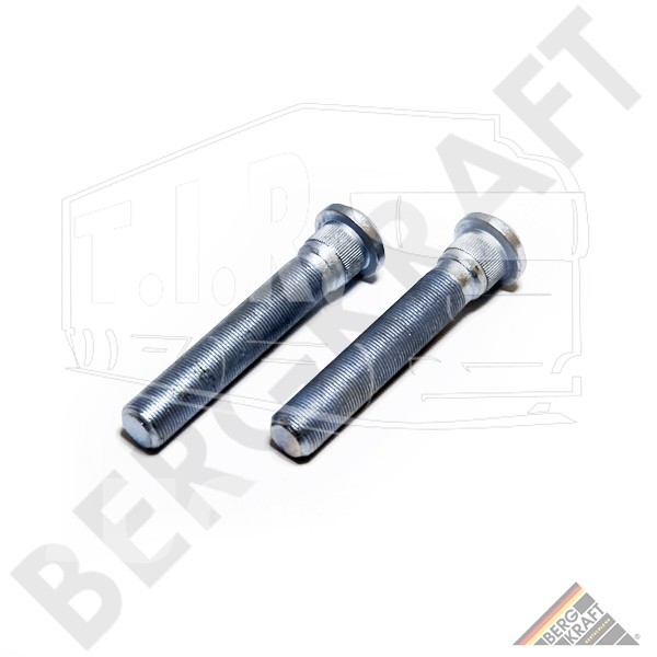 Шпилька колеса М22*1.5*142/132mm 10.9