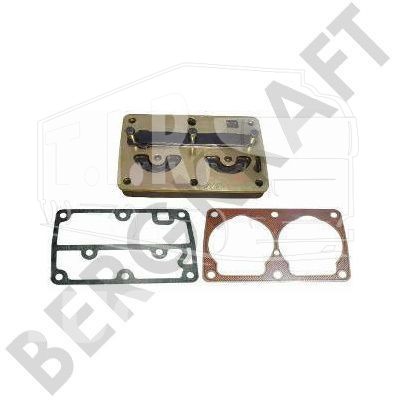 Комплект платы клапанов компрессора H=14mm (без бокового отверстия)