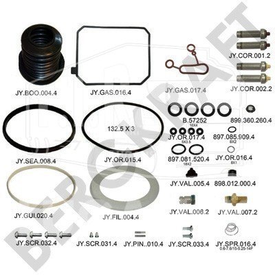 Р-к ПГУ сцепления For WABCO:970 150 001/002/004 0
