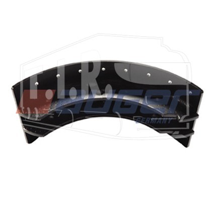 Brake Shoe, Brake Drum , Unlined, Thin 5 mm, Left