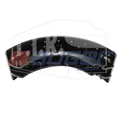Brake Shoe, Brake Drum , Unlined, Thick 8 mm, Left
