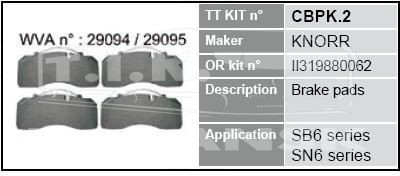 BRAKE PAD SET