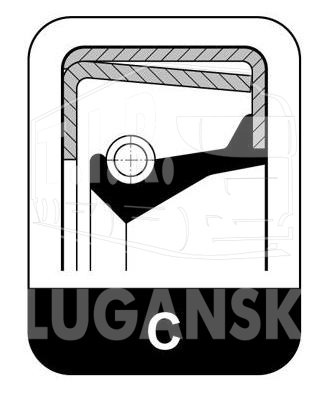 Сальник ступицы 75*95*13