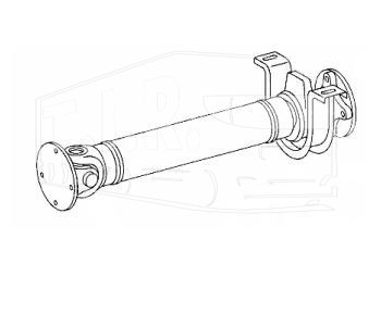 Карданный вал L=950mm (с подвесным подшипником)