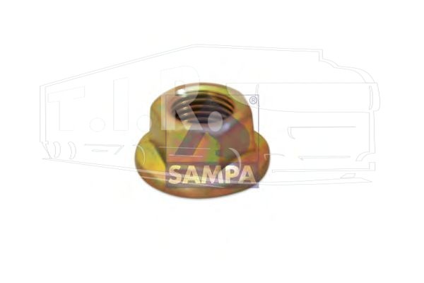 Гайка кардана М14*1.5 /19 флянцевая