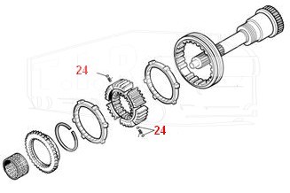 Шарик ступицы синхронизатора d6mm