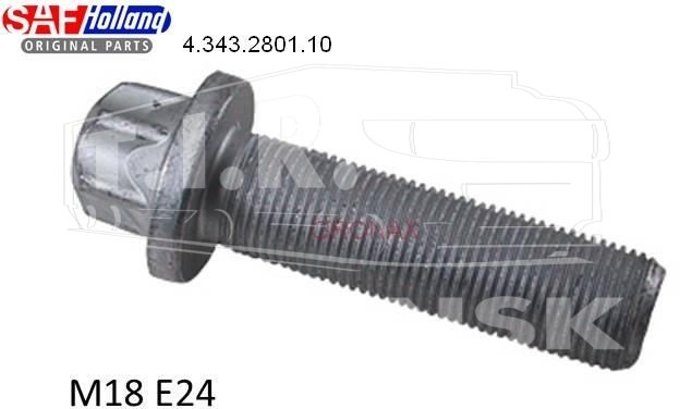 Болт М18*1.5*65 E24 крепления ступицы
