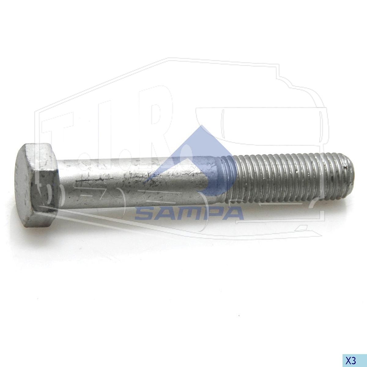 Болт М16*2*100