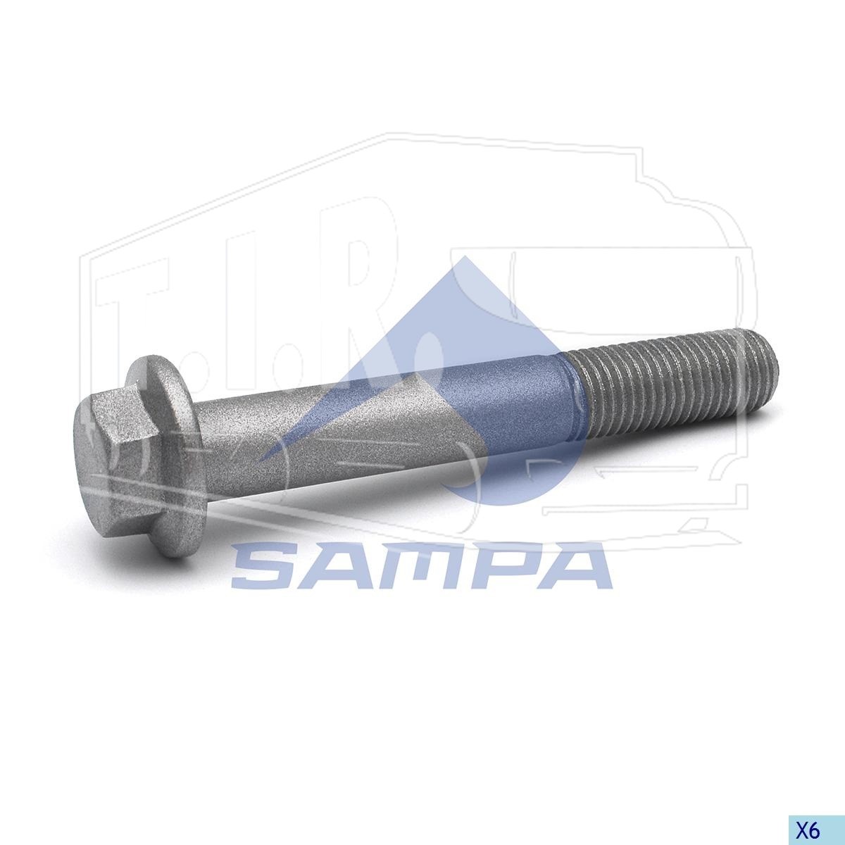 Болт М16*2*110 фланцевый