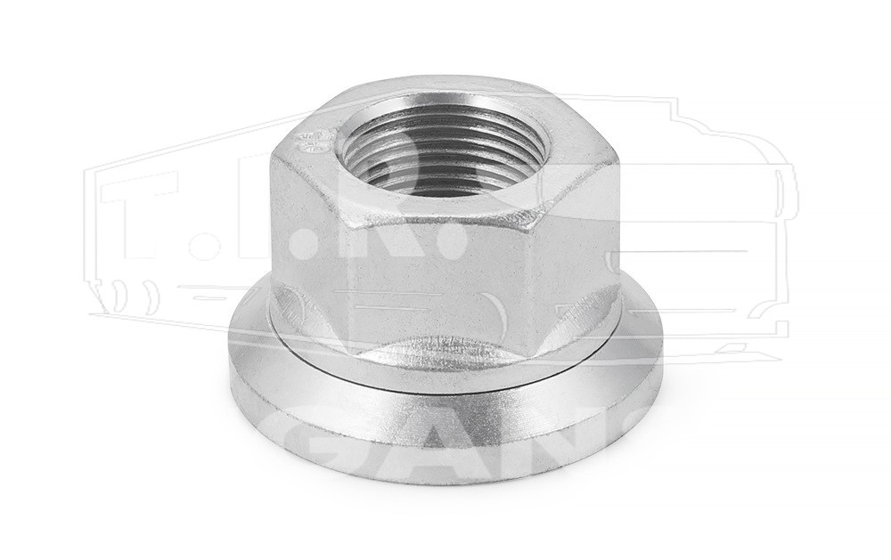 Гайка М22*1.5 колеса с юбкой SW32 H=27
