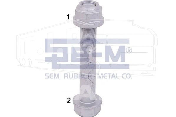 Болт амортизатора М20*1.5*120 в сб. с гайкой