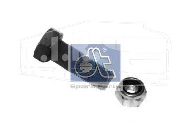 Bolt with safety nut