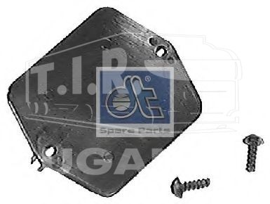 Cover with screws