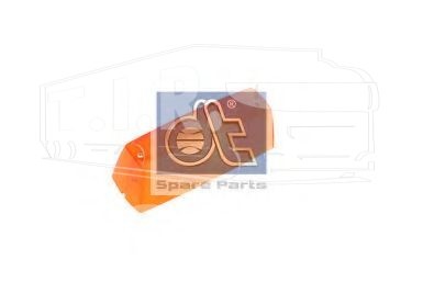 Lens turn signal lamp
