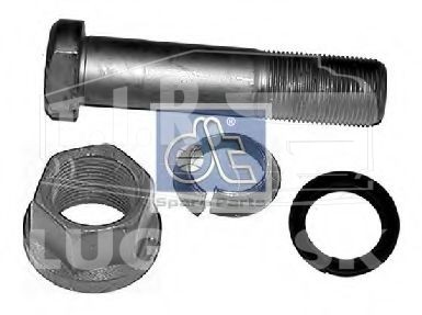 Wheel bolt, complete