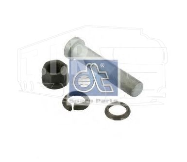 Wheel bolt, complete
