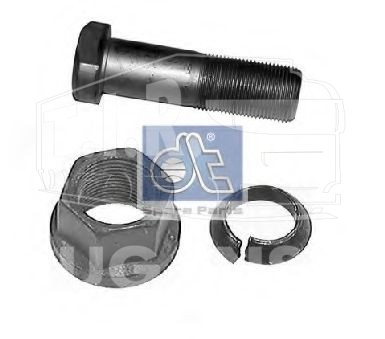 Wheel bolt, complete