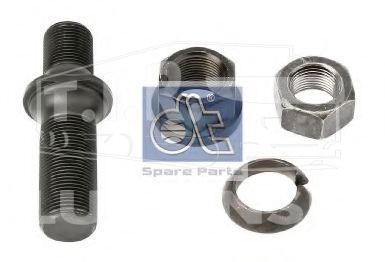 Wheel bolt, complete