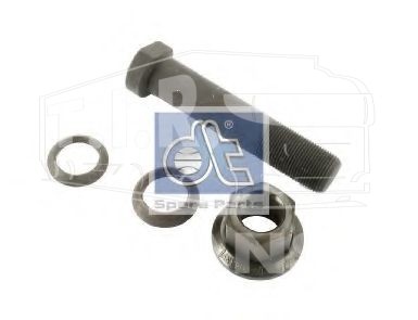 Wheel bolt, complete