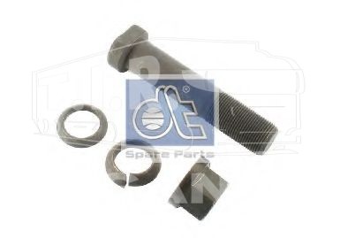 Wheel bolt, complete