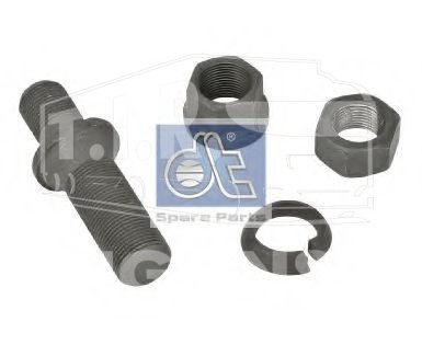 Wheel bolt, complete