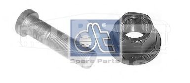 Wheel bolt, complete