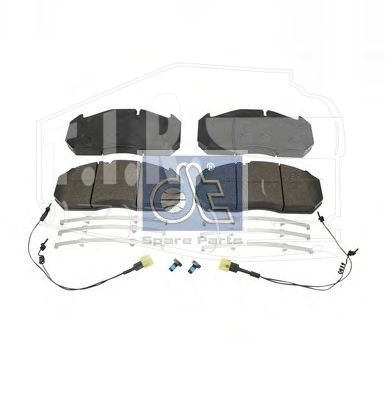 Колодки тормозные 249*118*28 + датчик износа