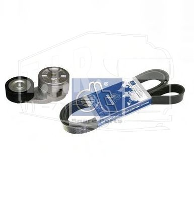 Belt tensioner, complete