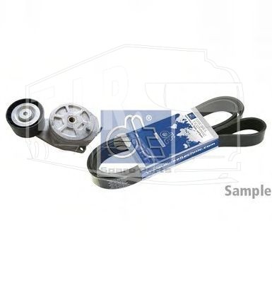 Belt tensioner, complete