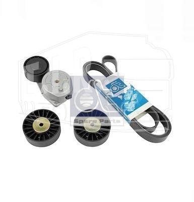 Belt tensioner, complete