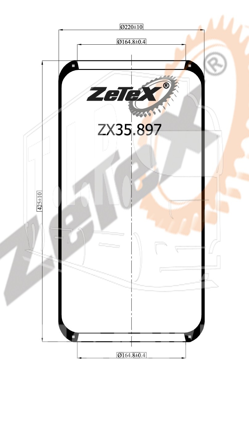 Пневморессора 897N