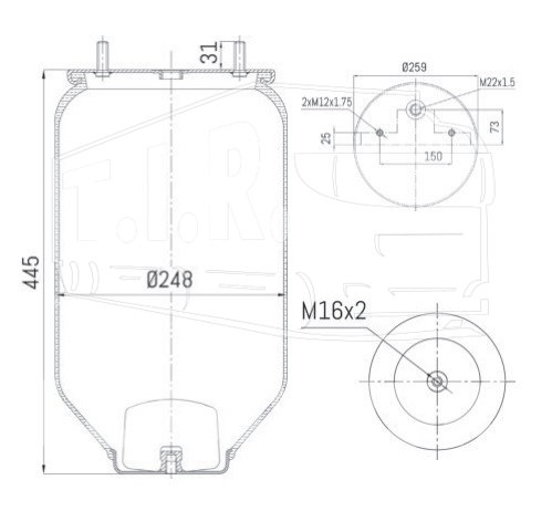 Пневморессора