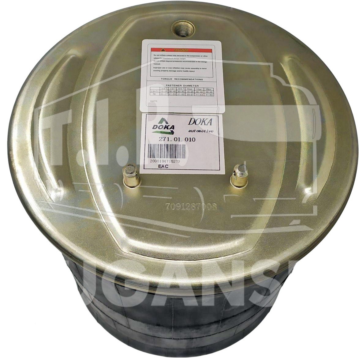 Пневморессора (с метал. стакан)