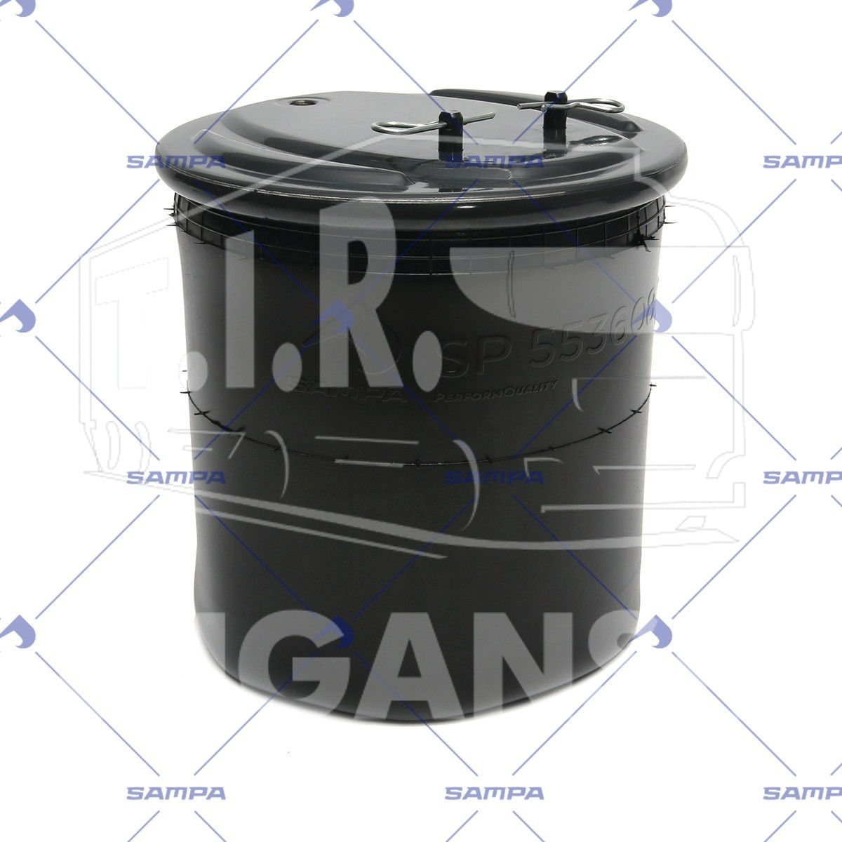 Пневморессора (с метал. стакан)