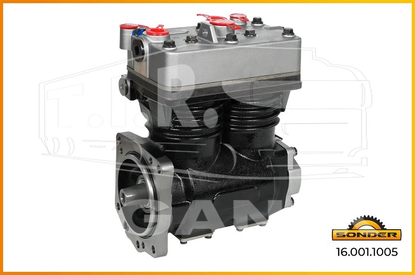 Компрессор 2-х цилиндр.