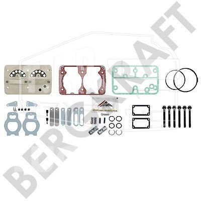 Р-к компрессора полный (прокладки+плата+клапана+регулятор+болты)