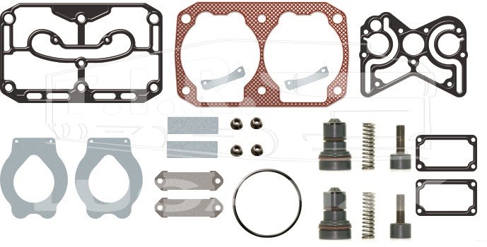 Р-к компрессора (клапаны, прокладки, уплотнители, пружины, болты, пластины)