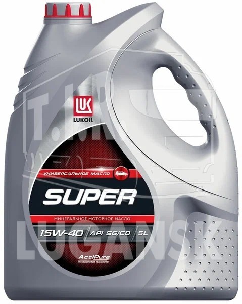 Масло LUKOIL SUPER 15W-40 SAE 15W40, API SG/CD  5L