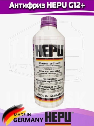 Антифриз концентрат HEPU 1.5л Фиолетовый G12+