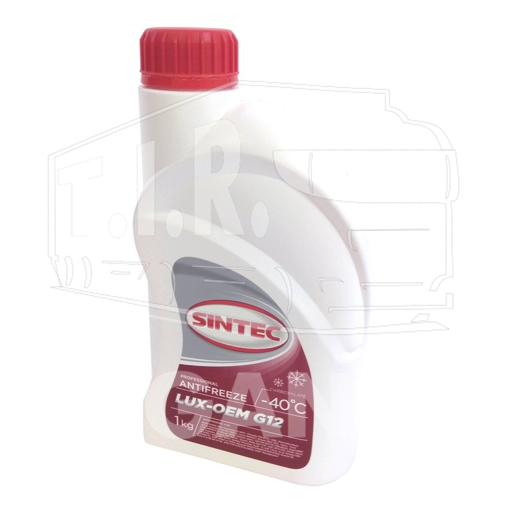 Антифриз SINTEC -40 G12 LUX красный 1кг