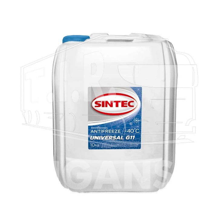 Антифриз SINTEC -40 G11 синий 10л
