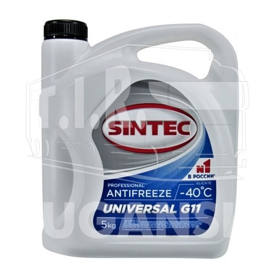 Антифриз SINTEC -40 G11 синий 5л