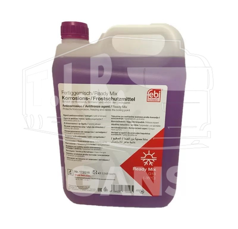 Антифриз G13 фиолетовый (готовый) (-35C) 5L