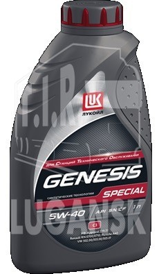 Масло LUKOIL GENESIS SPECIAL C3 5W40 1L